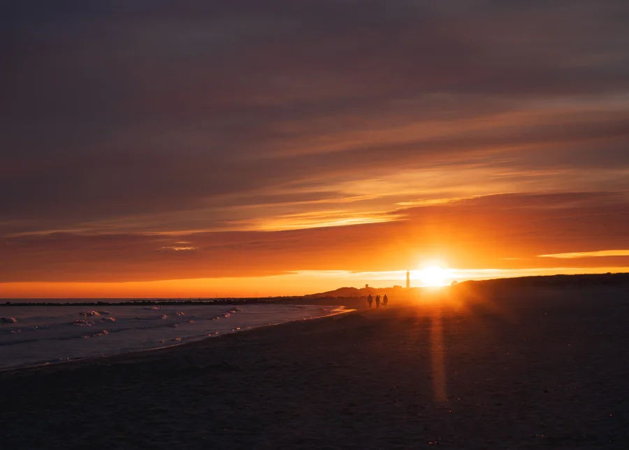 Blåvandshuk fyr — fineart naturfoto print