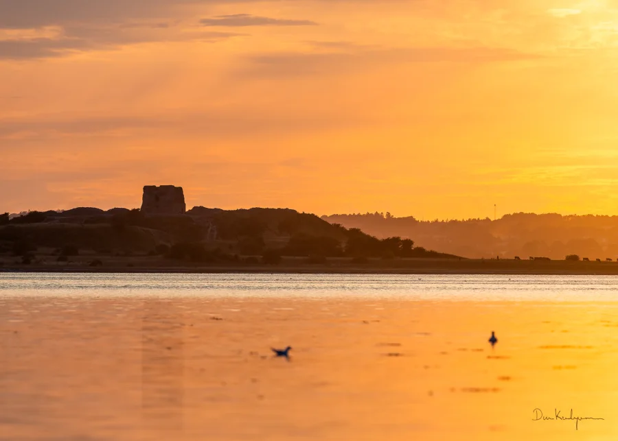 Solnedgang ved Kalø
